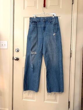 Old Navy Sky-Hi Wide Leg Jeans Size 12 Tall